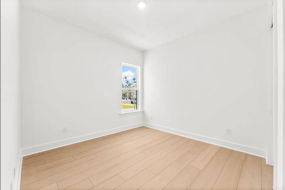 Secondary bedrooms with ample closet space