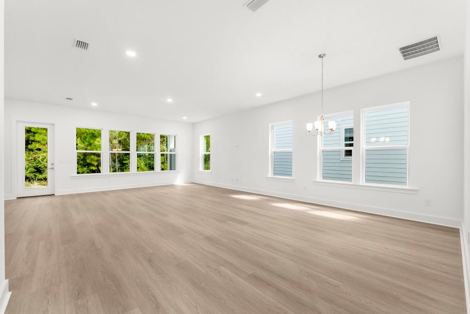 Open-concept floor plan ideal for indoor-outdoor living