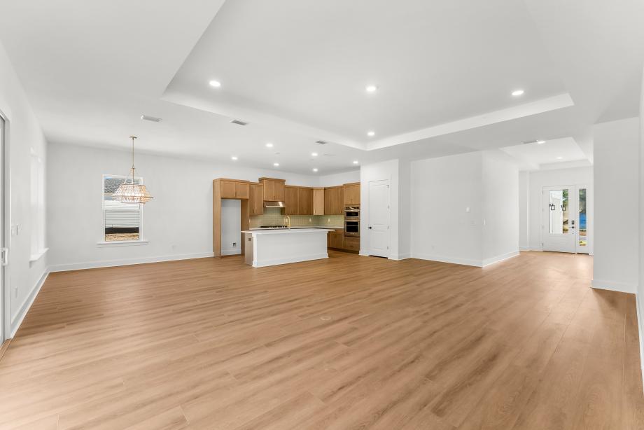 Open-concept floor plan ideal entertaining