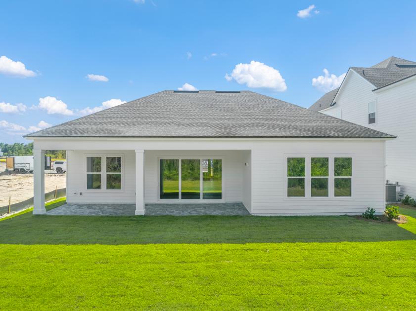 Spacious backyard ideal for year-round Florida living