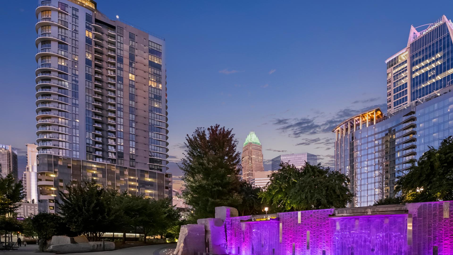 Enjoy everything Uptown Charlotte has to offer just minutes from home