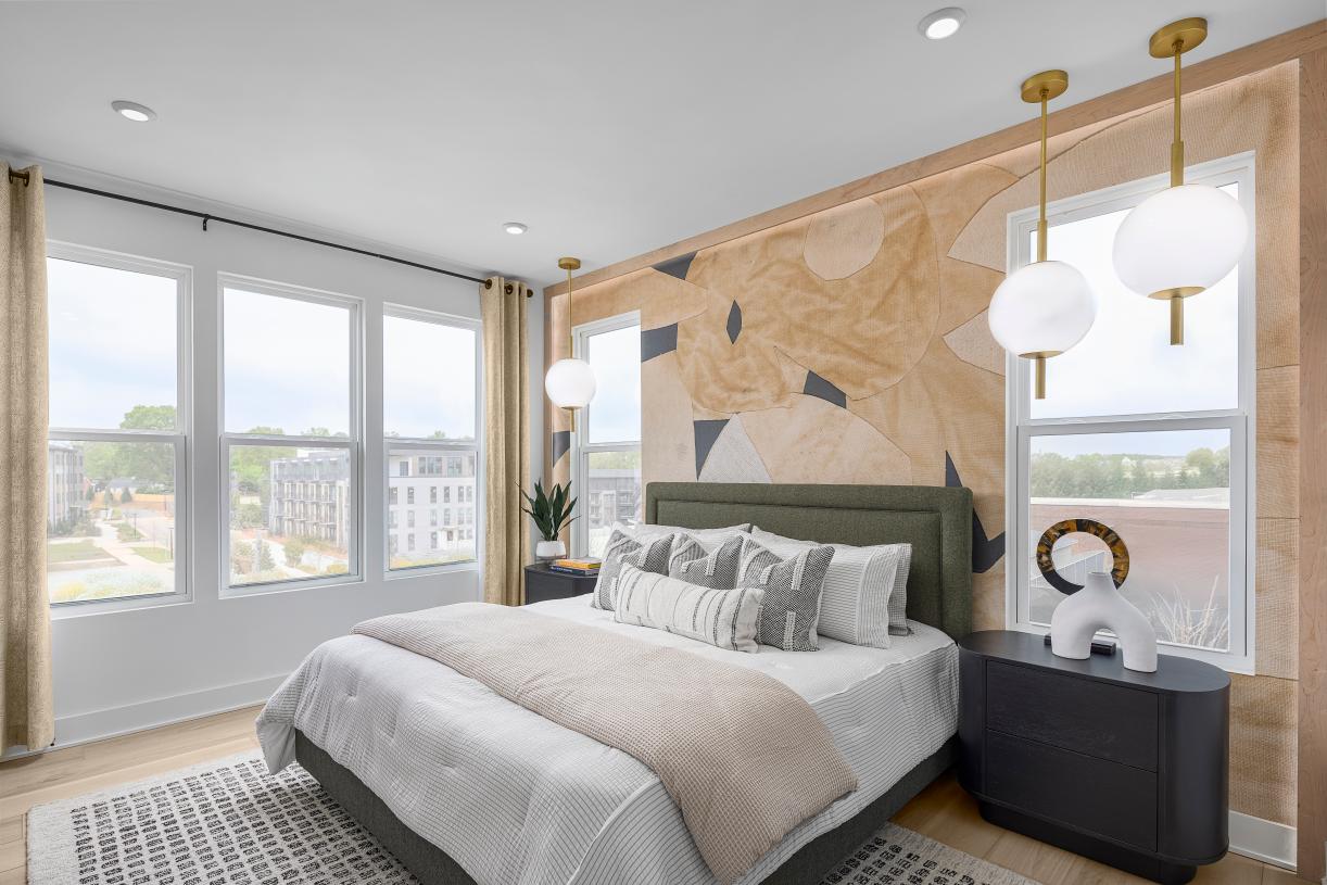 Luxurious primary bedroom suites