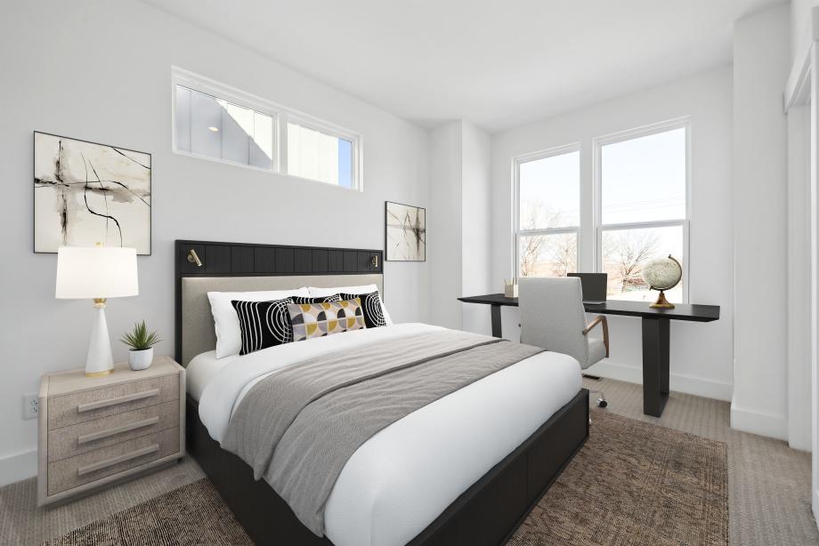 Secondary bedrooms for overnight guests
