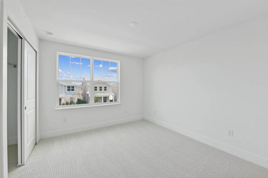 Secondary bedroom flexible for work, rest, or play