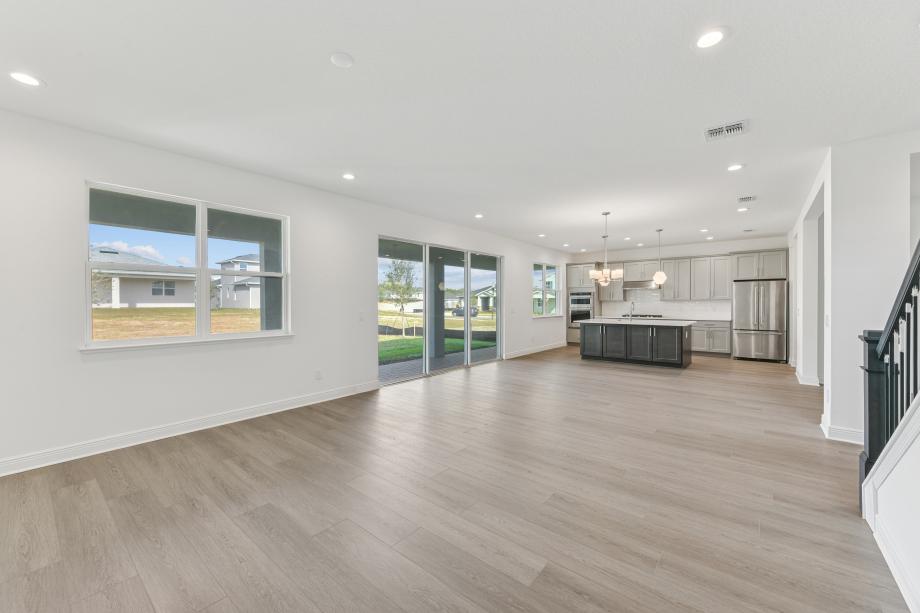 Expansive great room for entertaining and relaxing