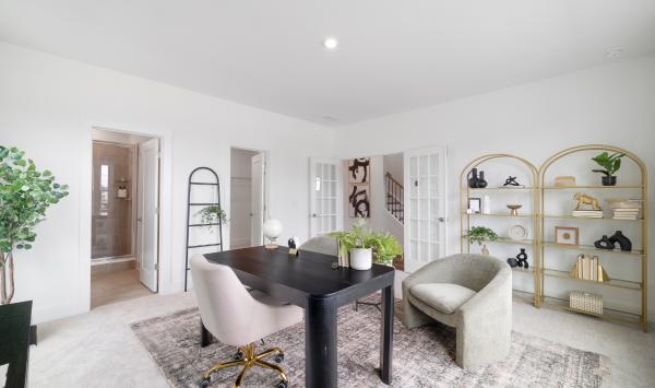 Open study in the Baxter home design