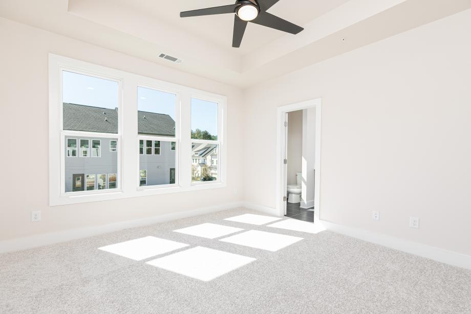 Light and bright primary bedroom