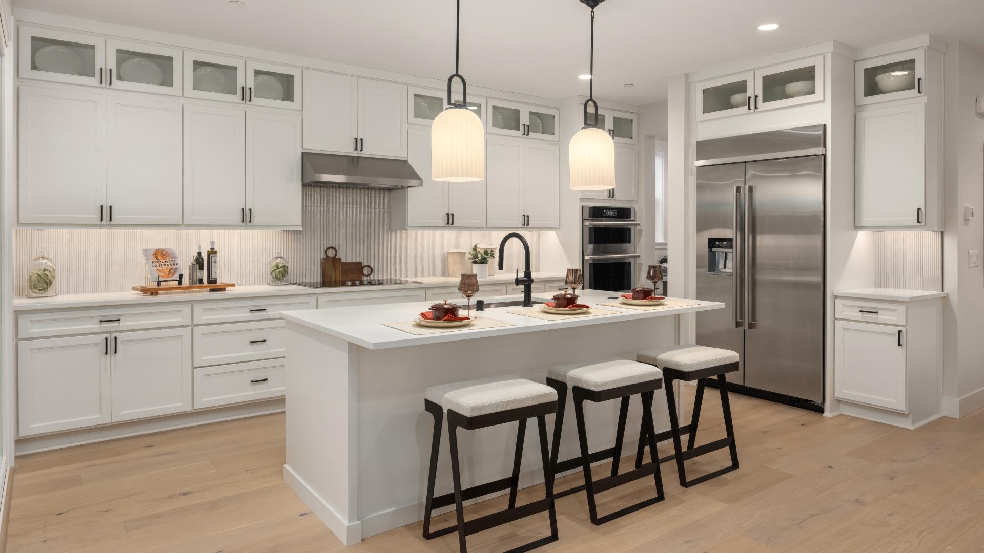 Well-designed kitchen of the Bonney home design