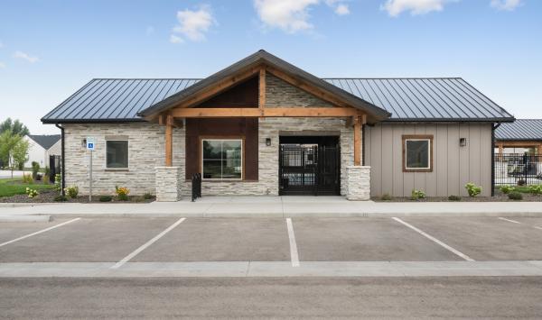 Community clubhouse gathering space