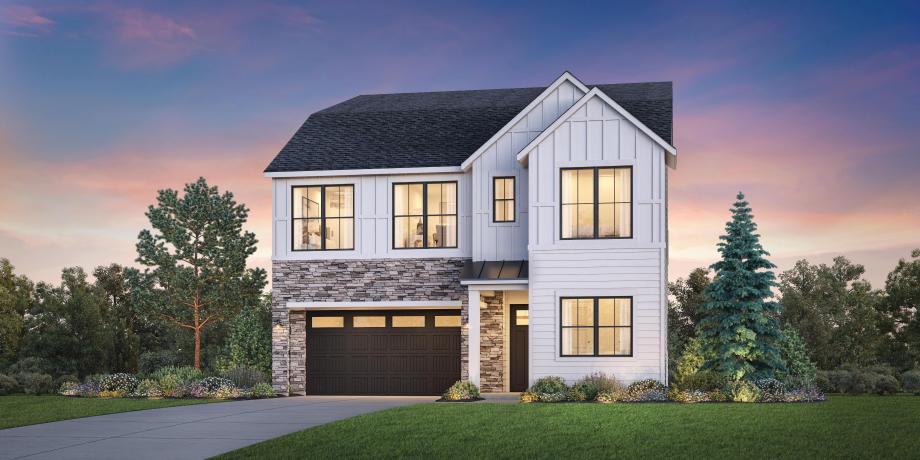 Toll Brothers - Woodway with Loft Farmhouse