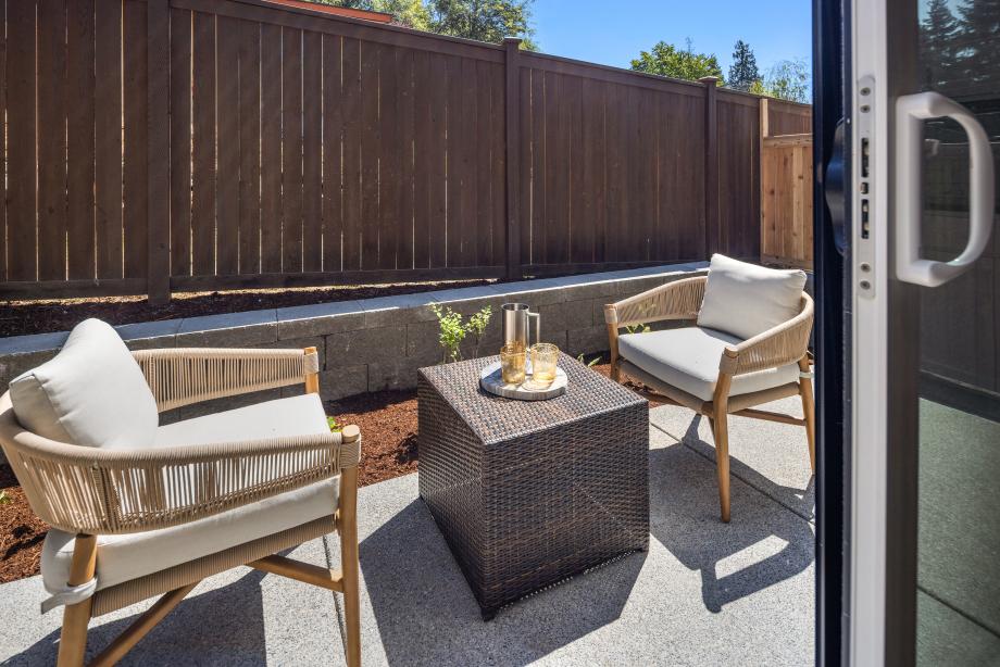 Cozy yard means low-maintenance living