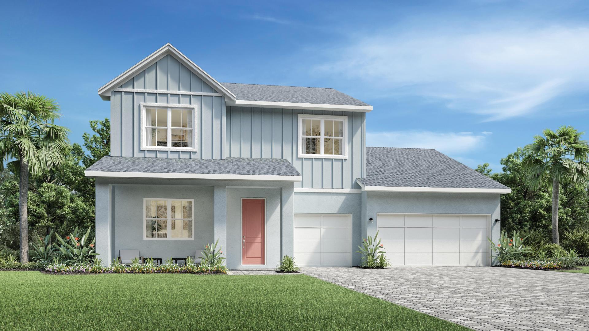 Kestrel Model Home Design in Bronson Peak Valencia Collection by Toll