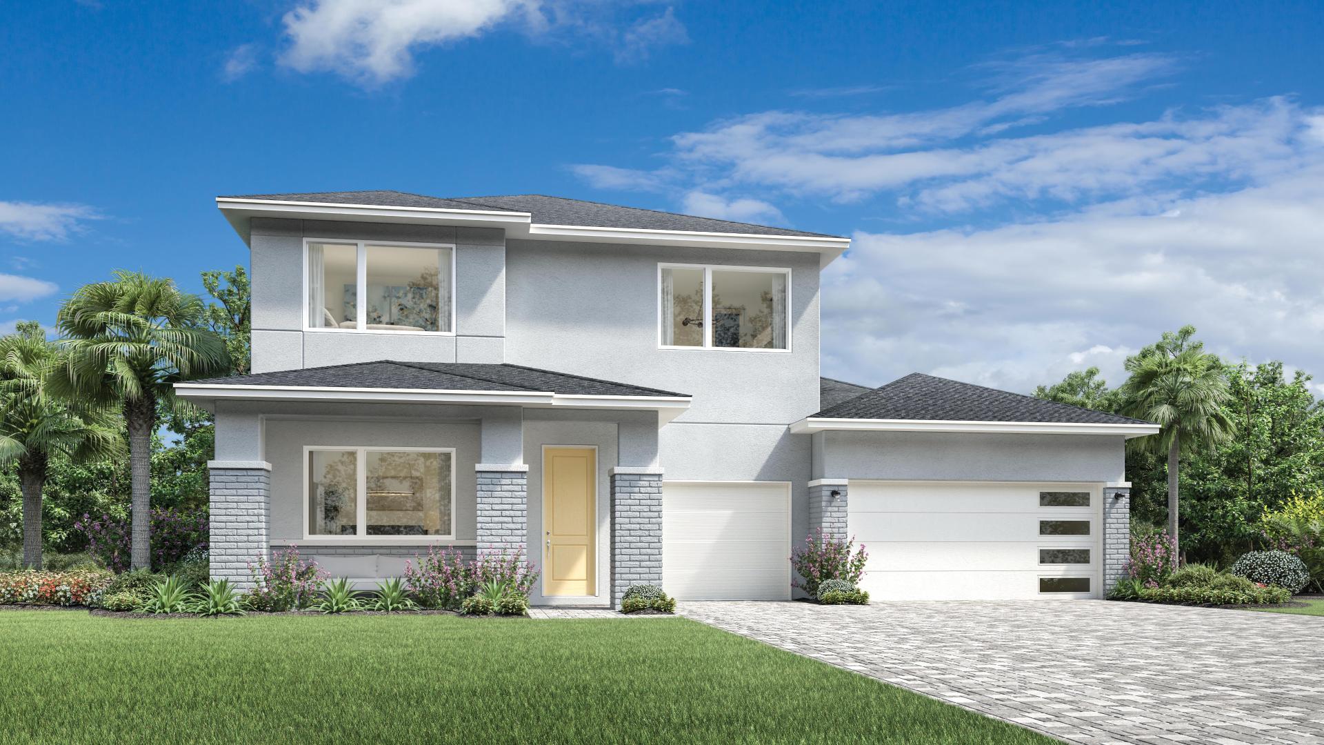 Kestrel Model Home Design in Bronson Peak Valencia Collection by Toll