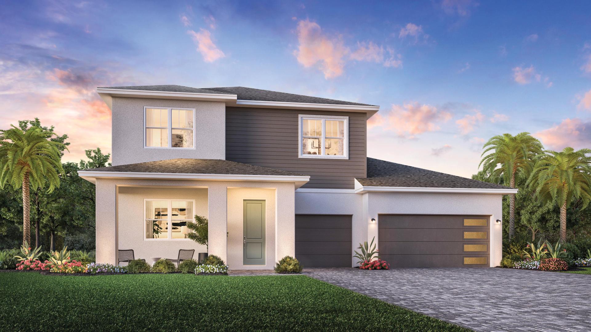 Kestrel Model Home Design in Bronson Peak Valencia Collection by Toll