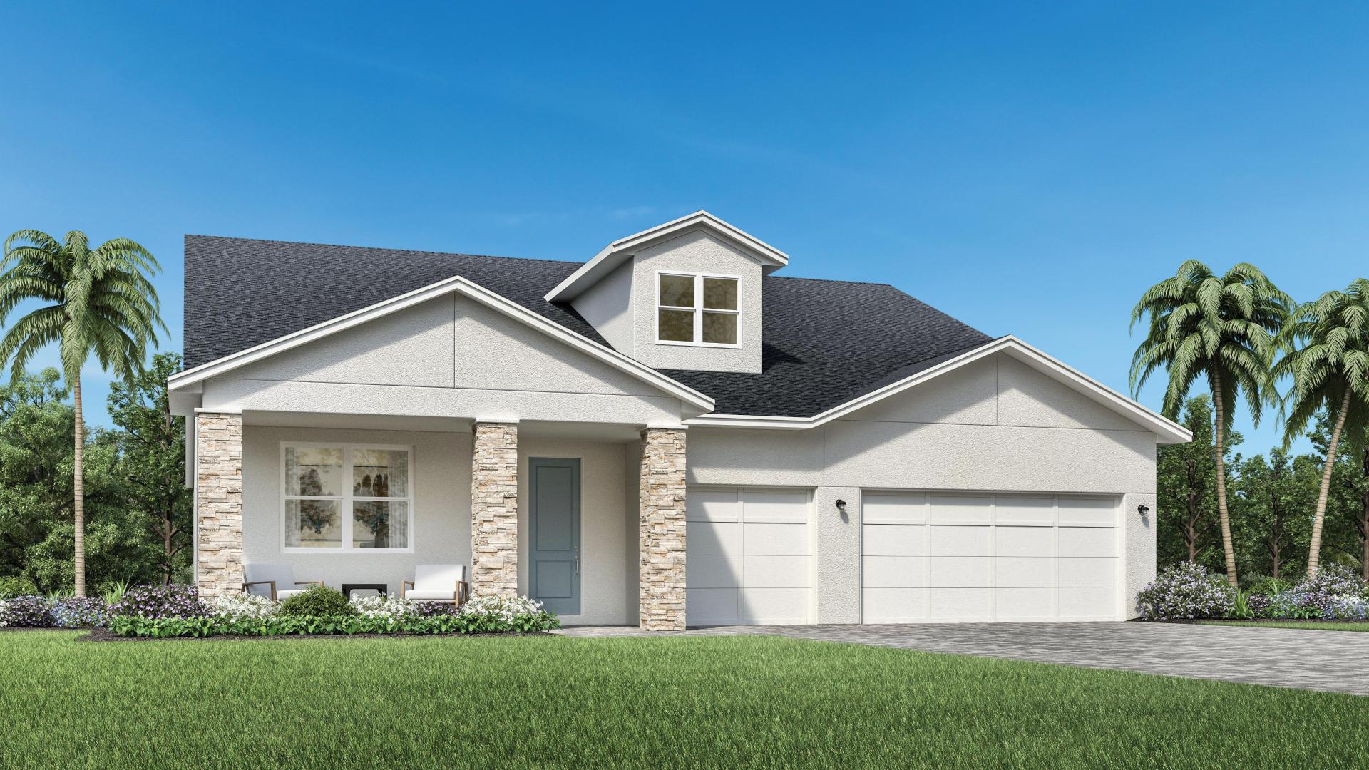 Condor Model Home Design in Bronson Peak Valencia Collection by Toll