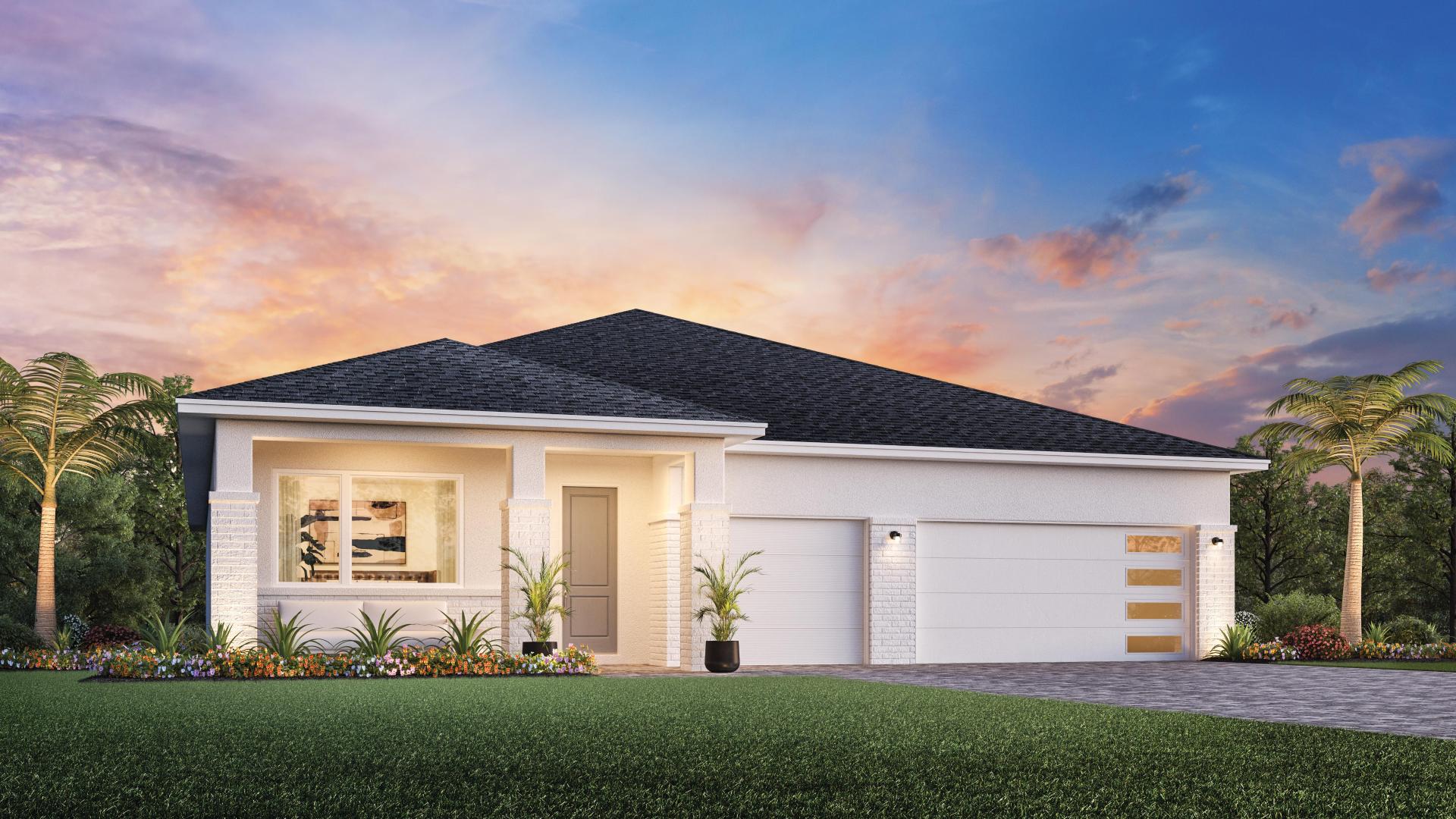 Condor Model Home Design in Bronson Peak Valencia Collection by Toll