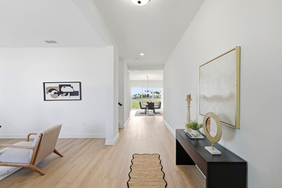 A bright, welcoming entryway