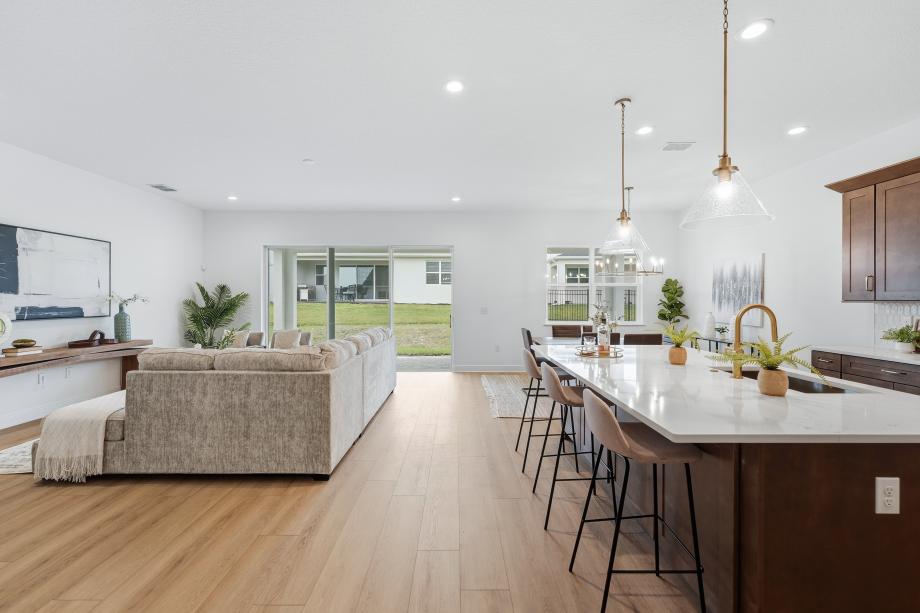 Expansive great room for entertaining and relaxing