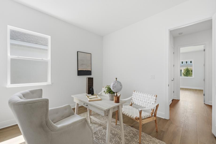 A bright, airy flex space