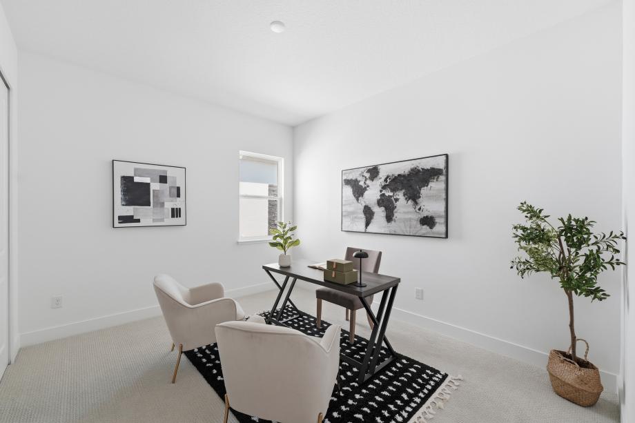 Comfortable private spaces for family members or guests