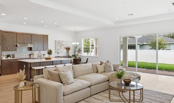 Experience the ultimate in luxury living with this seamless indoor-outdoor great room