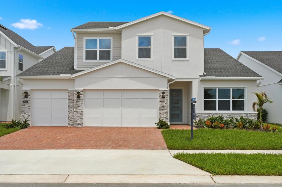 Elegant home exteriors with distinctive architectural detail