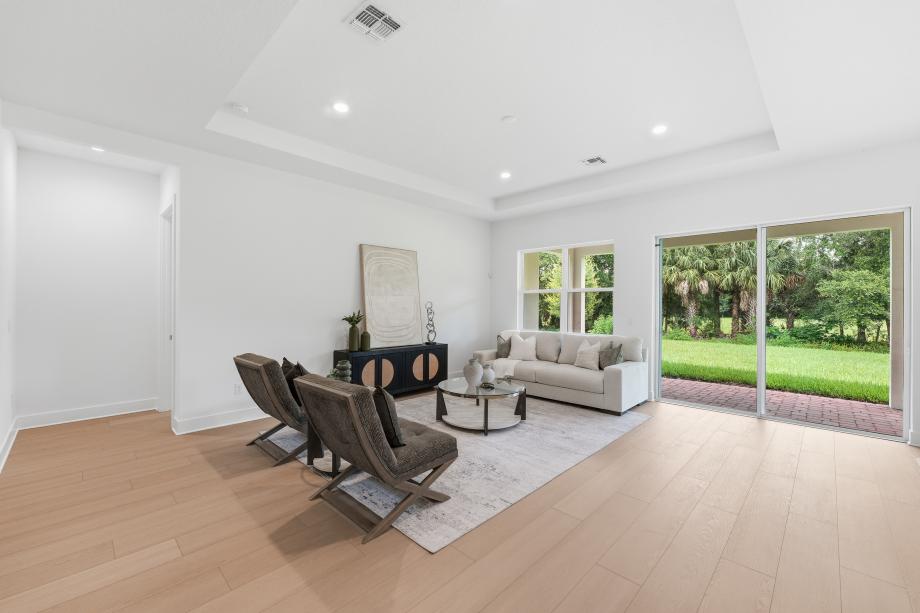 Soaring great rooms with expansive natural light
