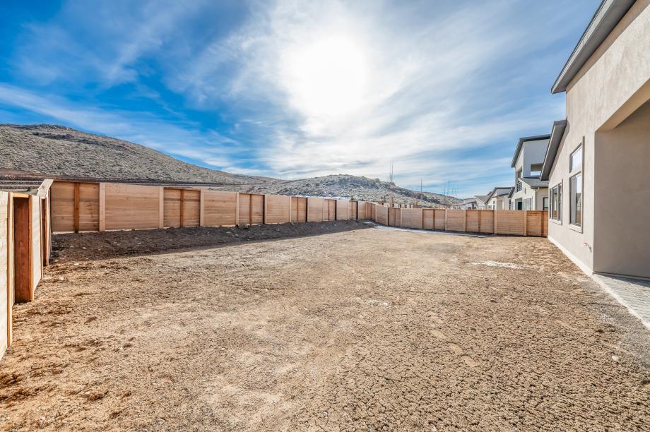 Large backyard with endless possibilities