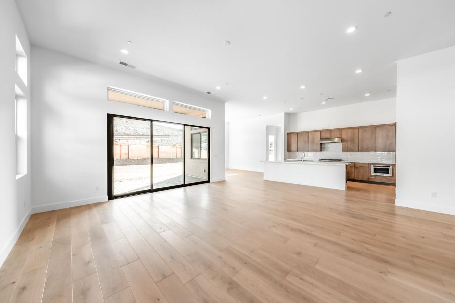 Open-concept floor plan ideal for indoor-outdoor living