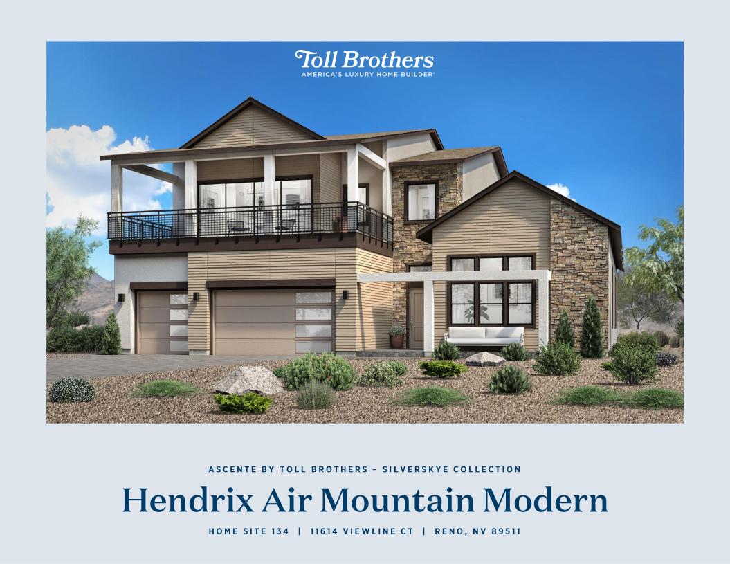 Hendrix Air Model Home Design in Ascente by Toll Brothers