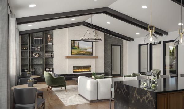 Gather with friends and neighbors at the community clubhouse