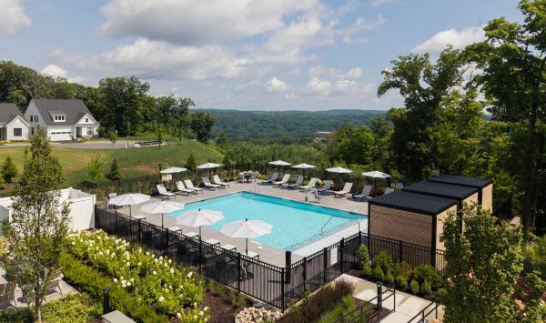 Outdoor heated pool
