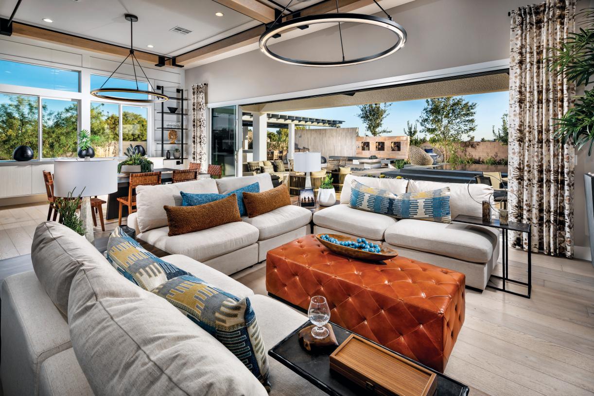 Spacious open-concept floor plans