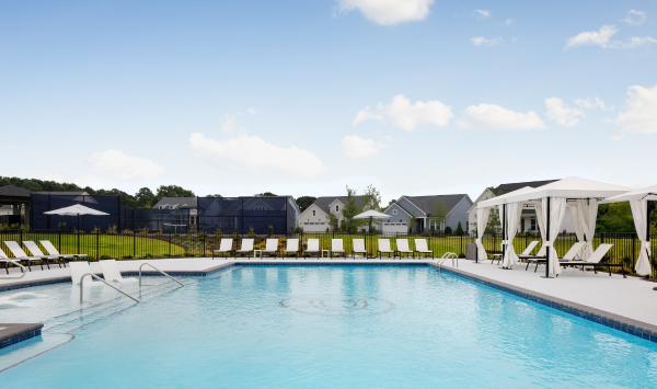 Relax by the resort-style pool