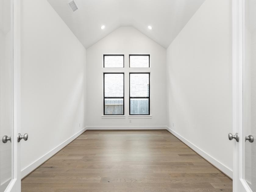 Office with privacy doors