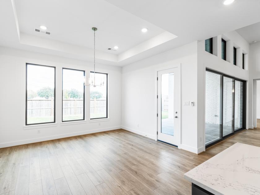 Casual dining off the kitchen