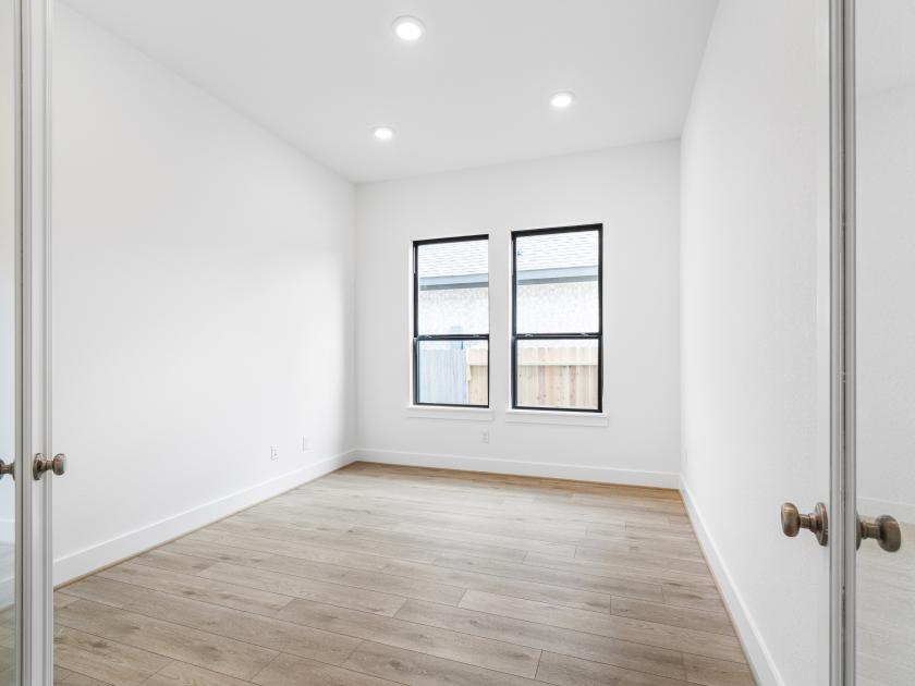 Office with privacy doors