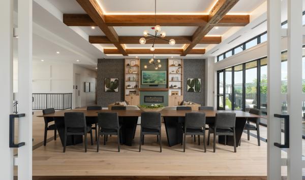 Meet friends and neighbors in the great room