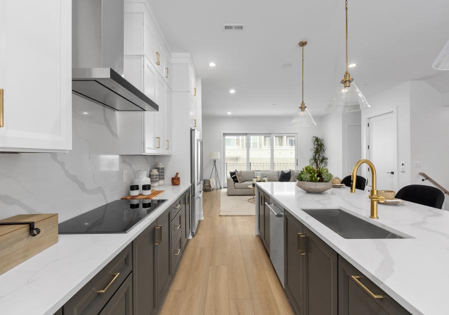 Gorgeous finishes bring an elevated feel to the space