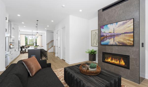 Open concept living level