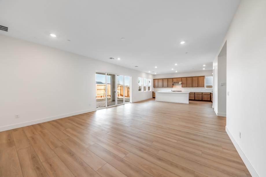 Open-concept floor plan ideal for indoor-outdoor living