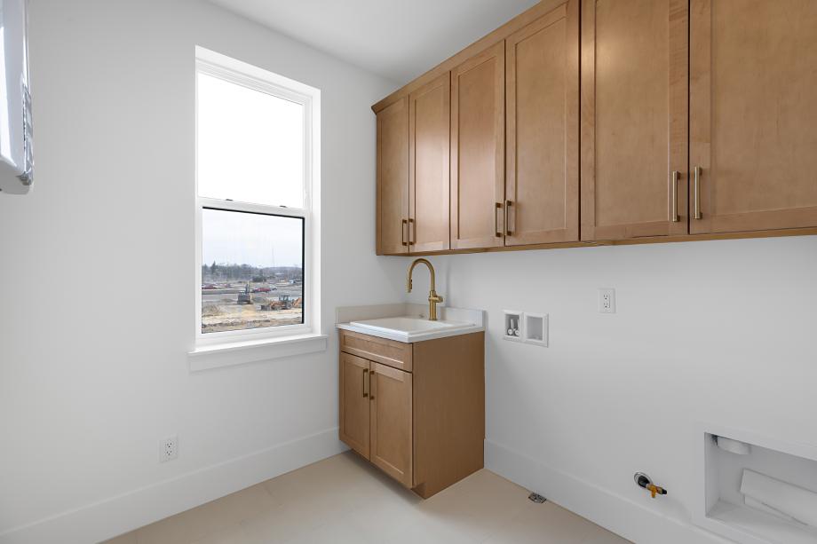 Convenient bedroom-level laundry