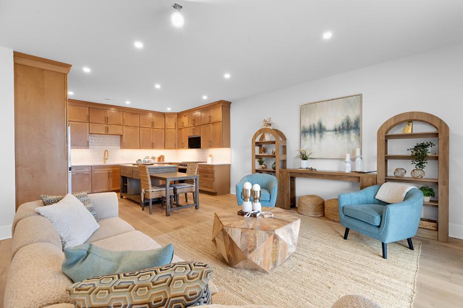 Open-concept living, perfect for the everyday and entertaining