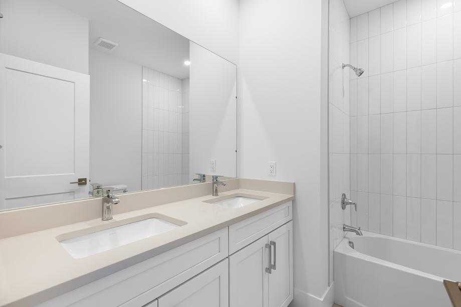 Well-appointed secondary bathroom