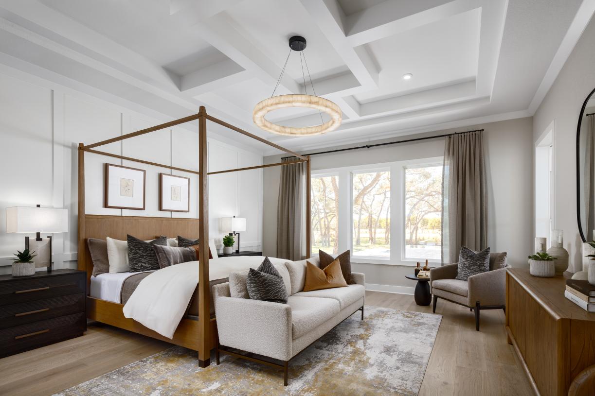 Luxurious primary bedroom suites