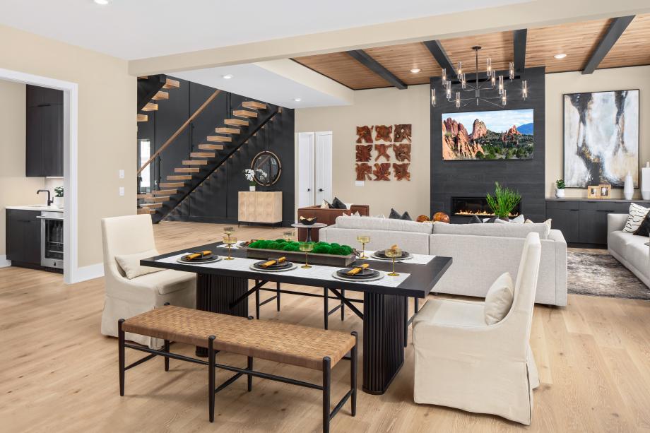 Open-concept living ideal for entertaining