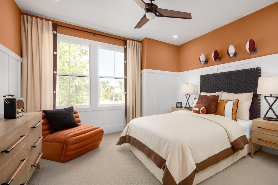 Thoughtfully designed secondary bedrooms