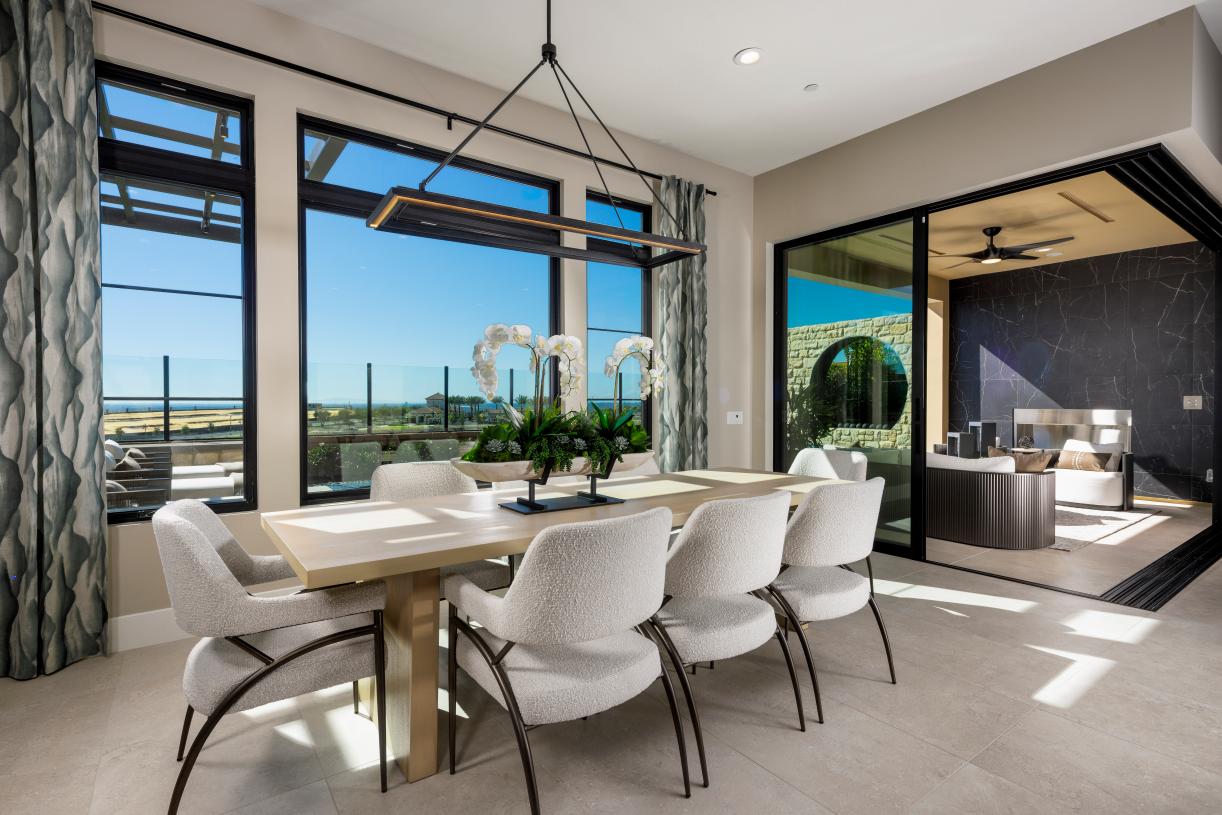 Expansive dining space