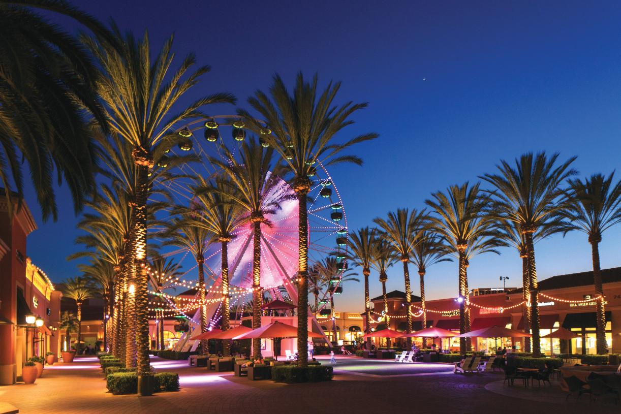 Shopping, dining, and entertainment at the Irvine Spectrum Center