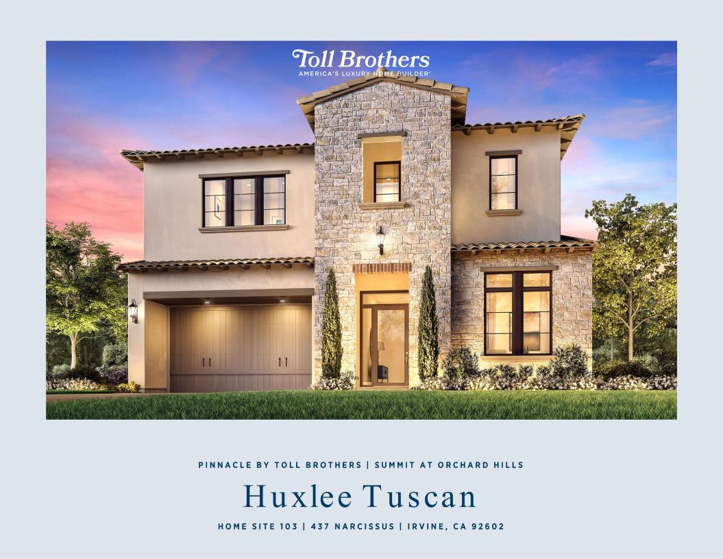 Huxlee Model Home Design in Pinnacle by Toll Brothers in Summit at